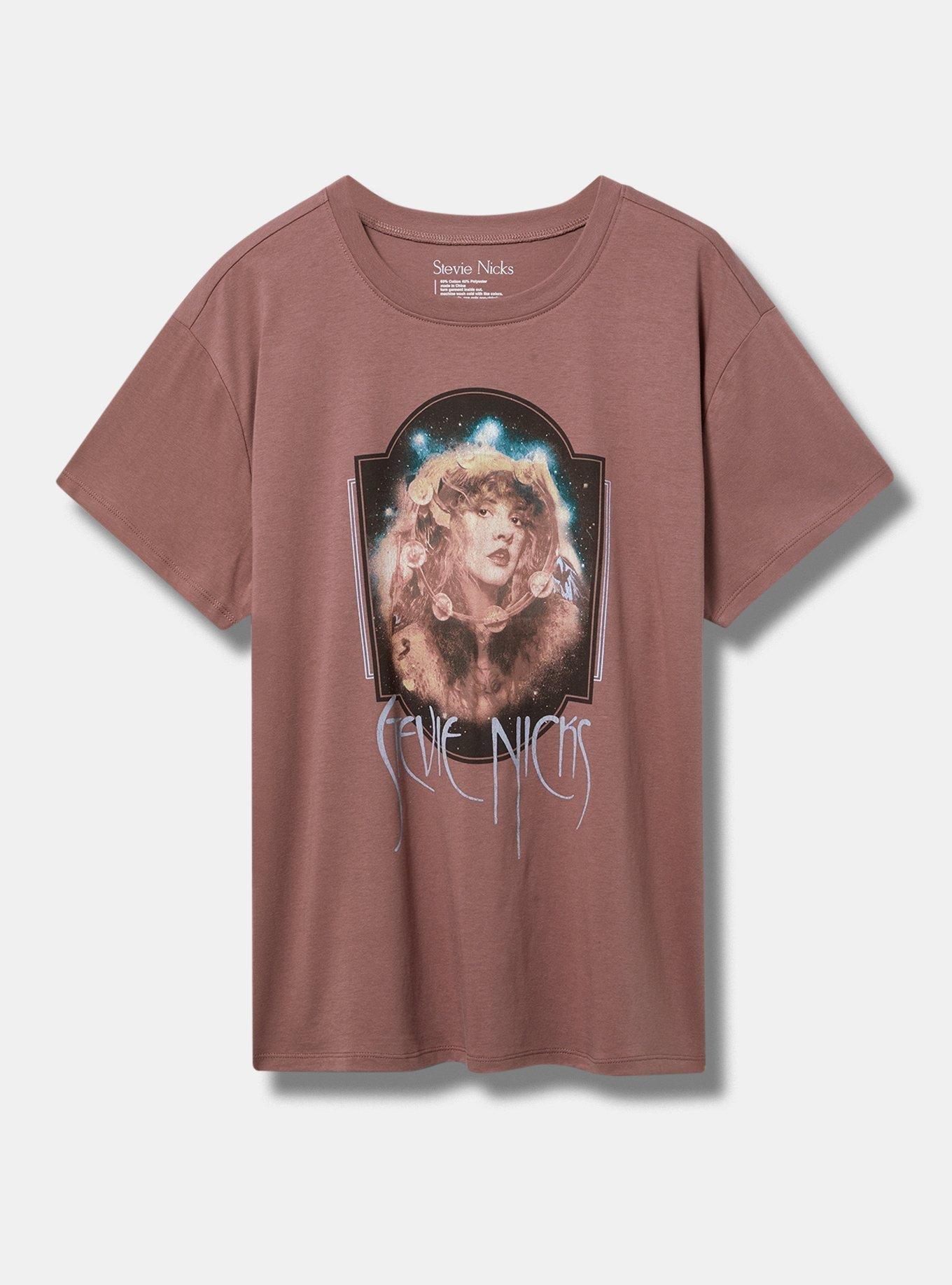 Stevie Nicks Relaxed Boxy Cotton Tee