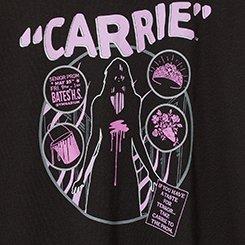 Carrie Classic Fit Cotton Crew Tee, DEEP BLACK, swatch