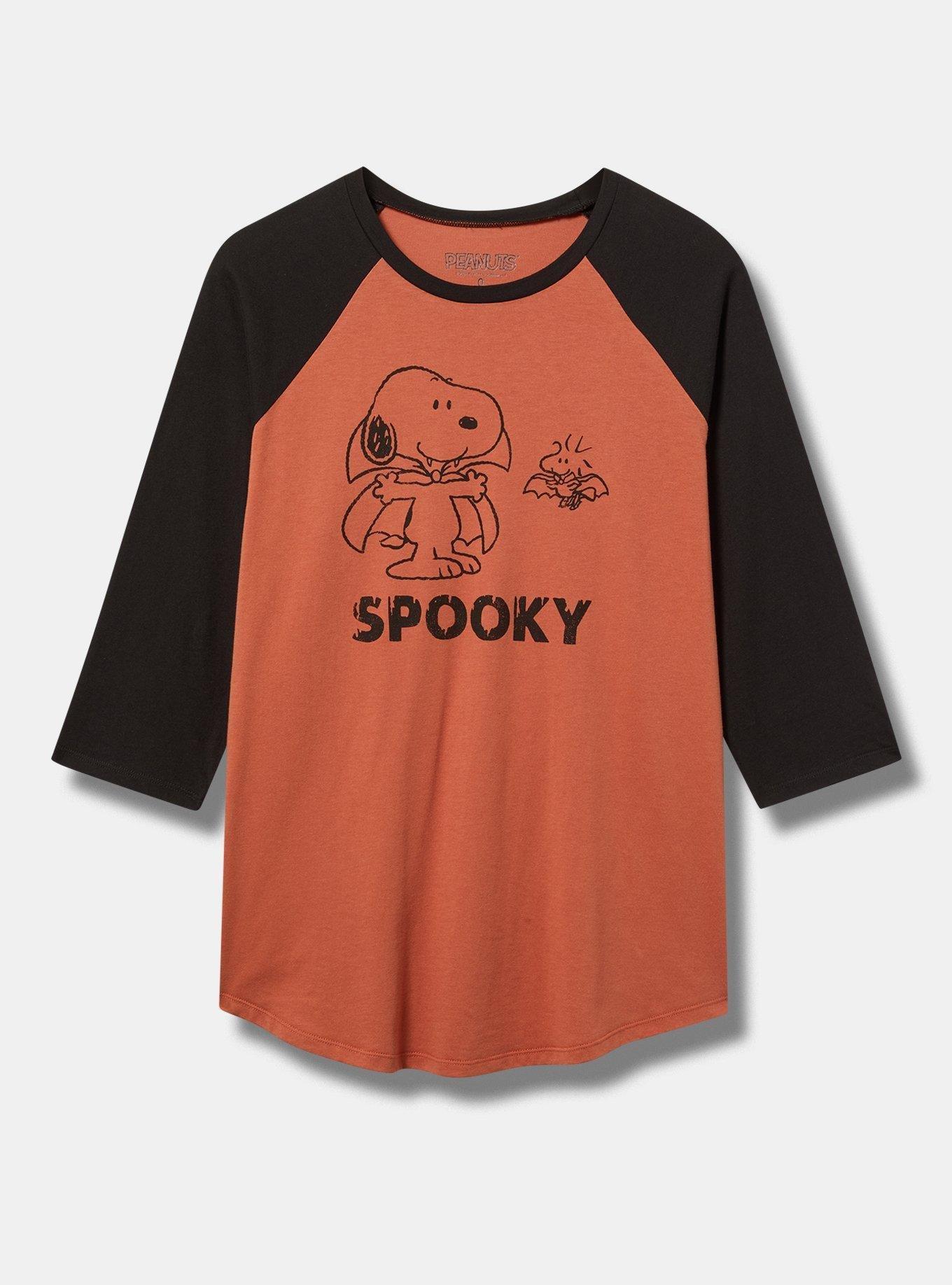 Peanuts Halloween Classic FIt Cotton Raglan