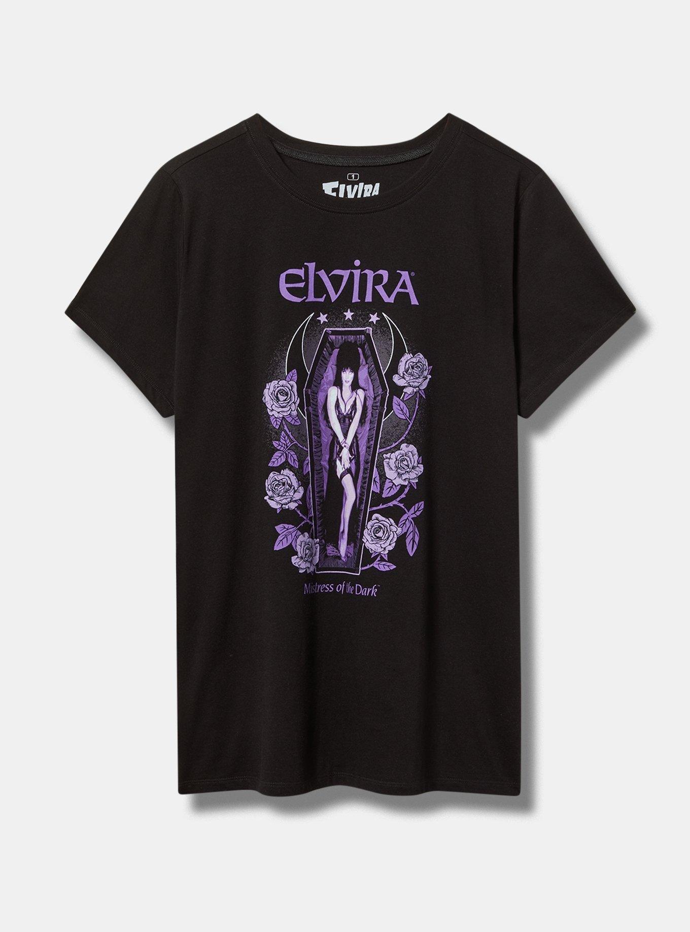 Elvira Classic Fit Cotton Crew Tee