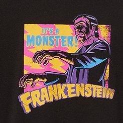 Frankenstein Classic Fit Cotton Crew Tee, DEEP BLACK, swatch