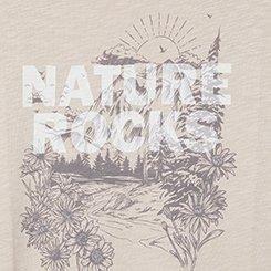 Nature Rocks Relax Heritage Slub Elbow Sleeve Tee, MUSHROOM, swatch