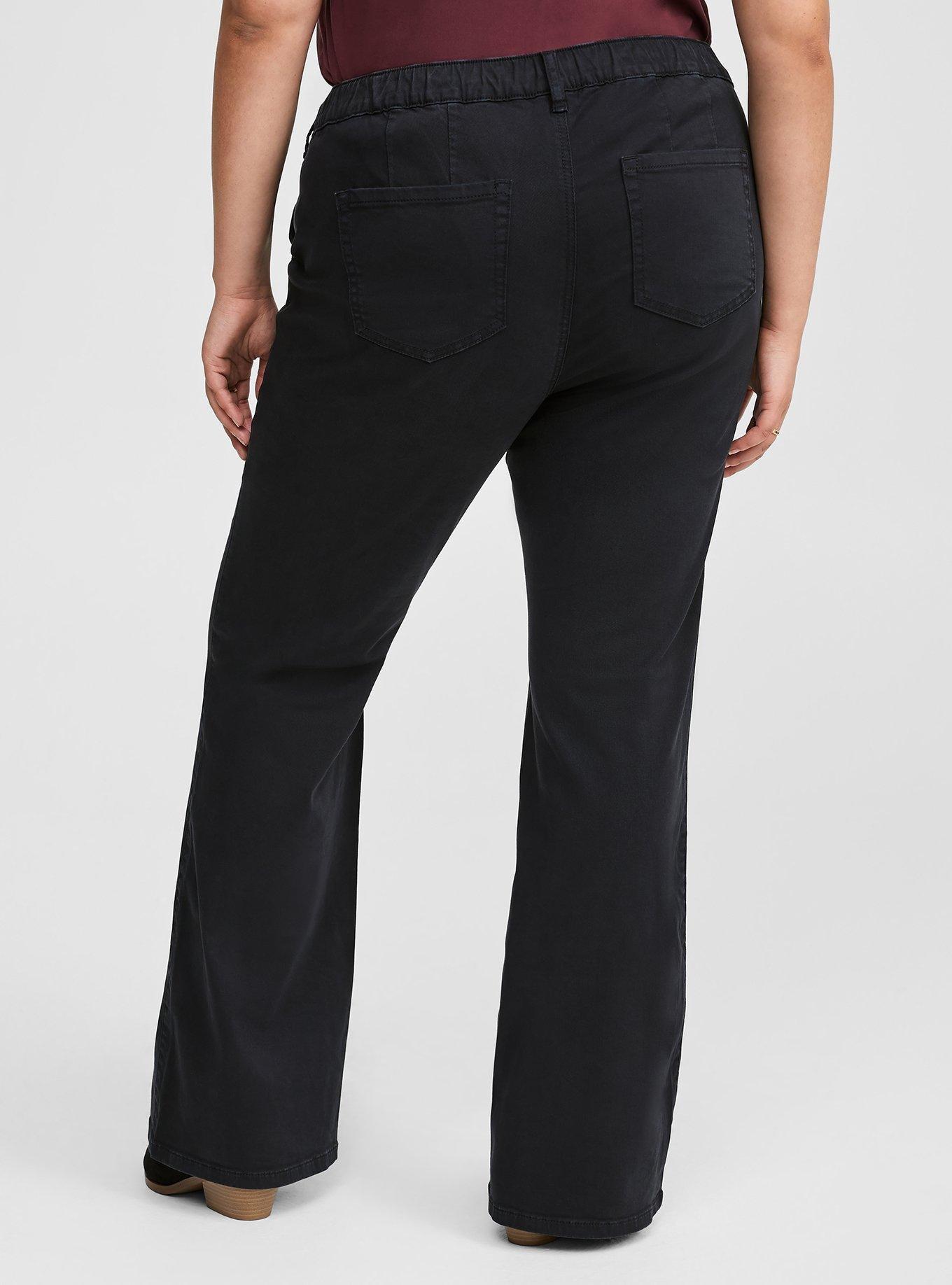 Pull-On Weekend Boot Stretch Twill Mid-Rise Pant