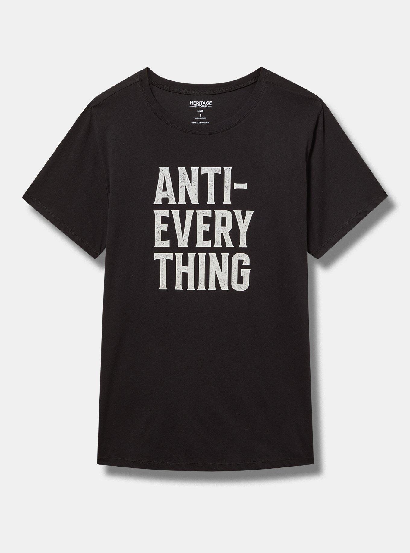 Anti Everything Classic Heritage Jersey Crew Tee