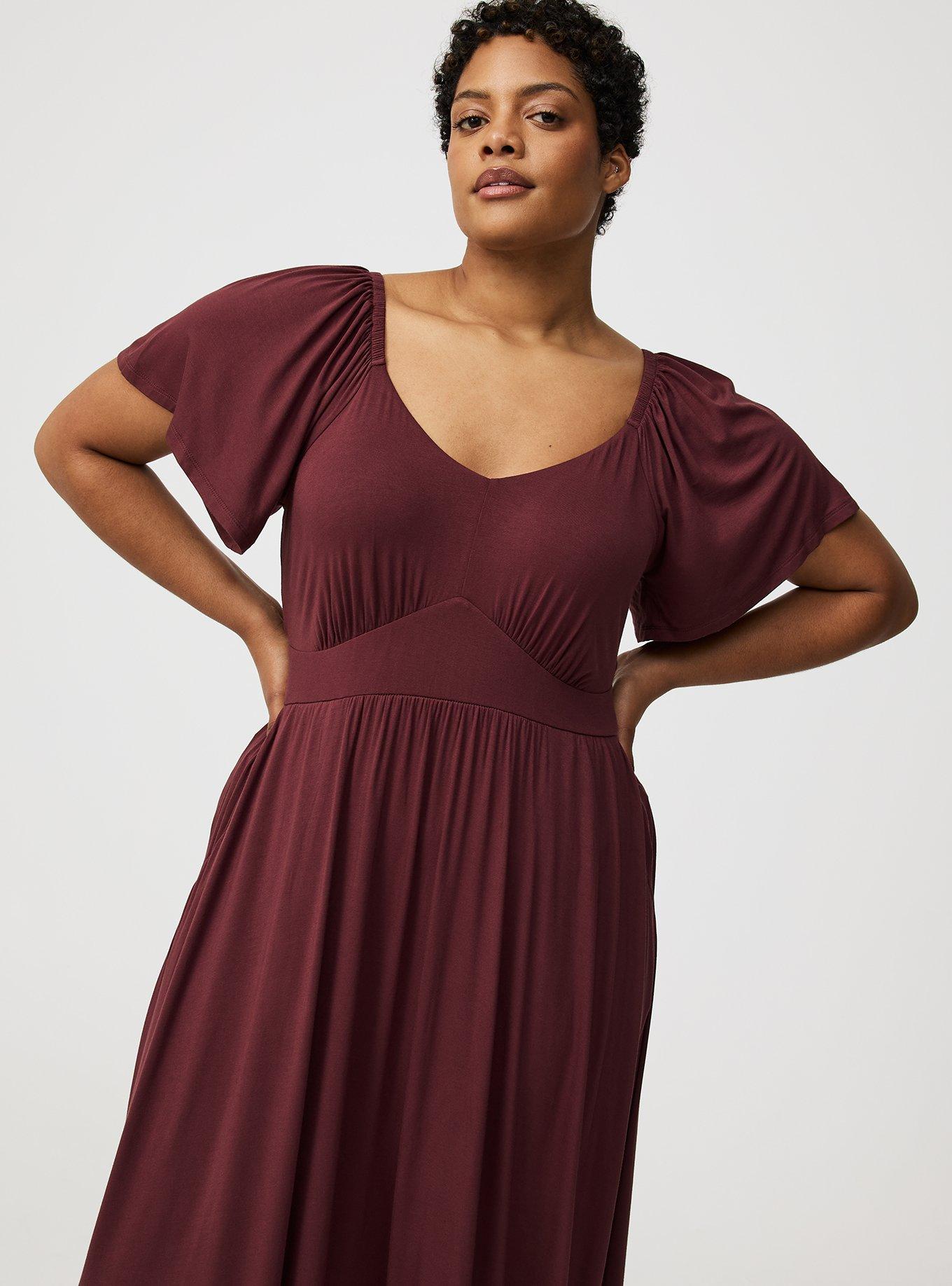 knee length dresses for ladies Smocked Waist 3/4 Sleeve Zip Front Dress – Sassafras Clothing Co main image 0