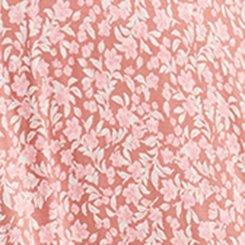 Flutter Sleeve Tiered Maxi Dress, DANIELLE DITSY FLORAL CORAL, swatch