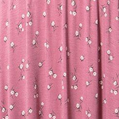 Flutter Sleeve Tiered Maxi Dress, WHEAT GRASS FLORAL MAUVE, swatch