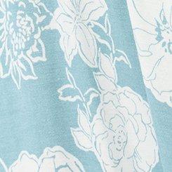 Flutter Sleeve Tiered Maxi Dress, SUZY FLORAL BLUE, swatch