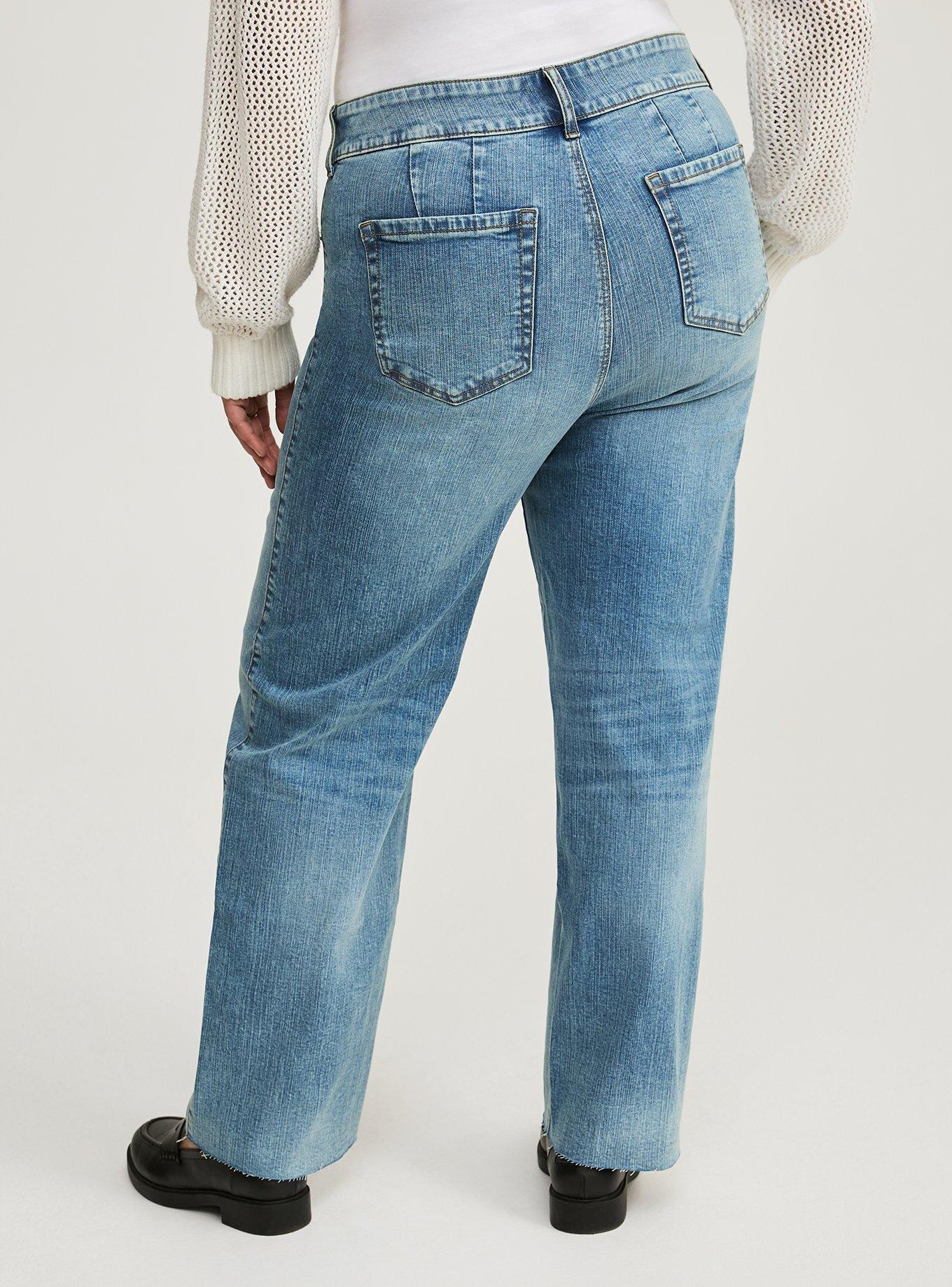 High-Rise 90s Straight Vintage Stretch Jean