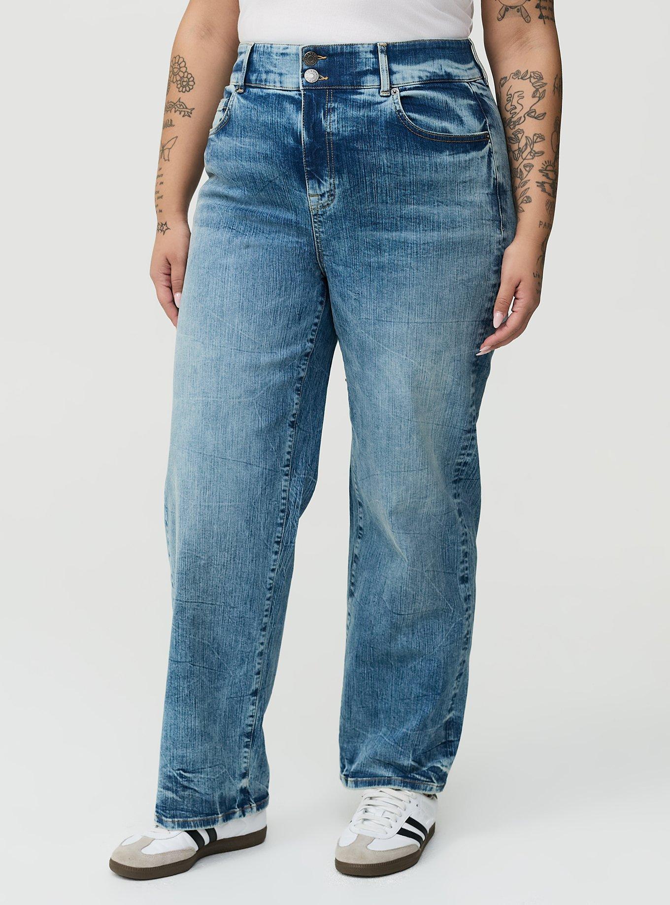 High-Rise Straight Stovepipe Jean