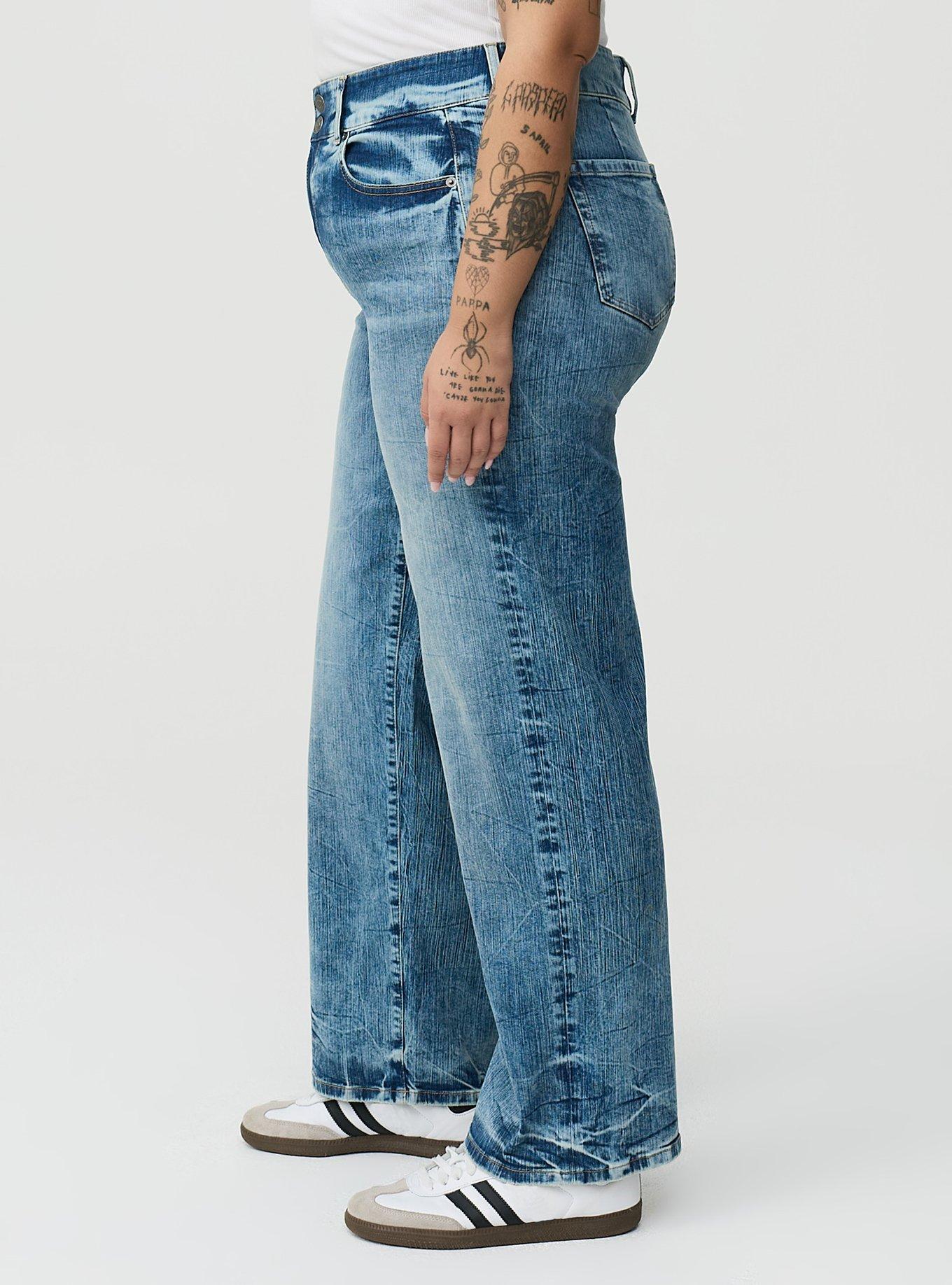High-Rise Straight Stovepipe Jean