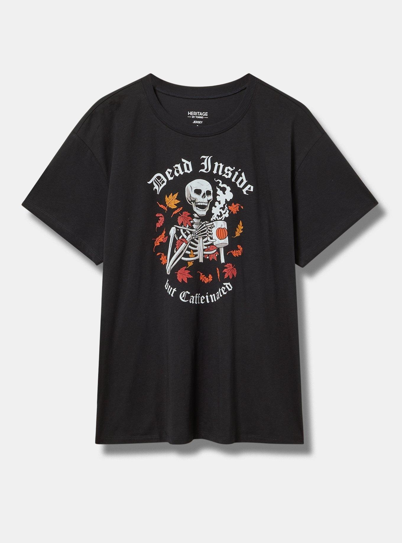 Dead Inside Relaxed Fit Heritage Jersey Crew Tee