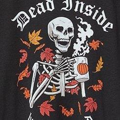 Dead Inside Relaxed Fit Heritage Jersey Crew Tee, ANTHRACITE, swatch