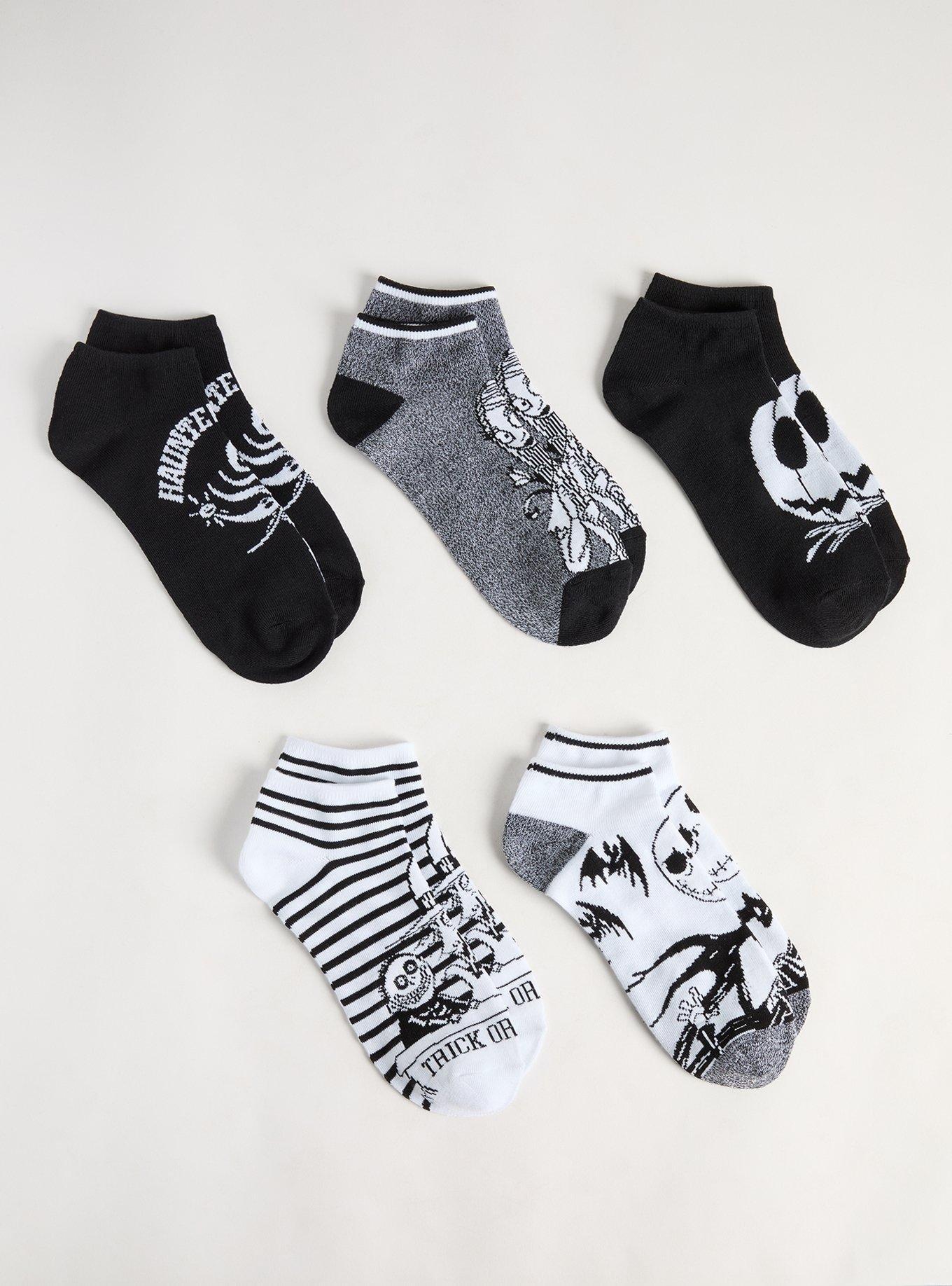 5 Pack Nightmare Before Christmas Low Cut Sock