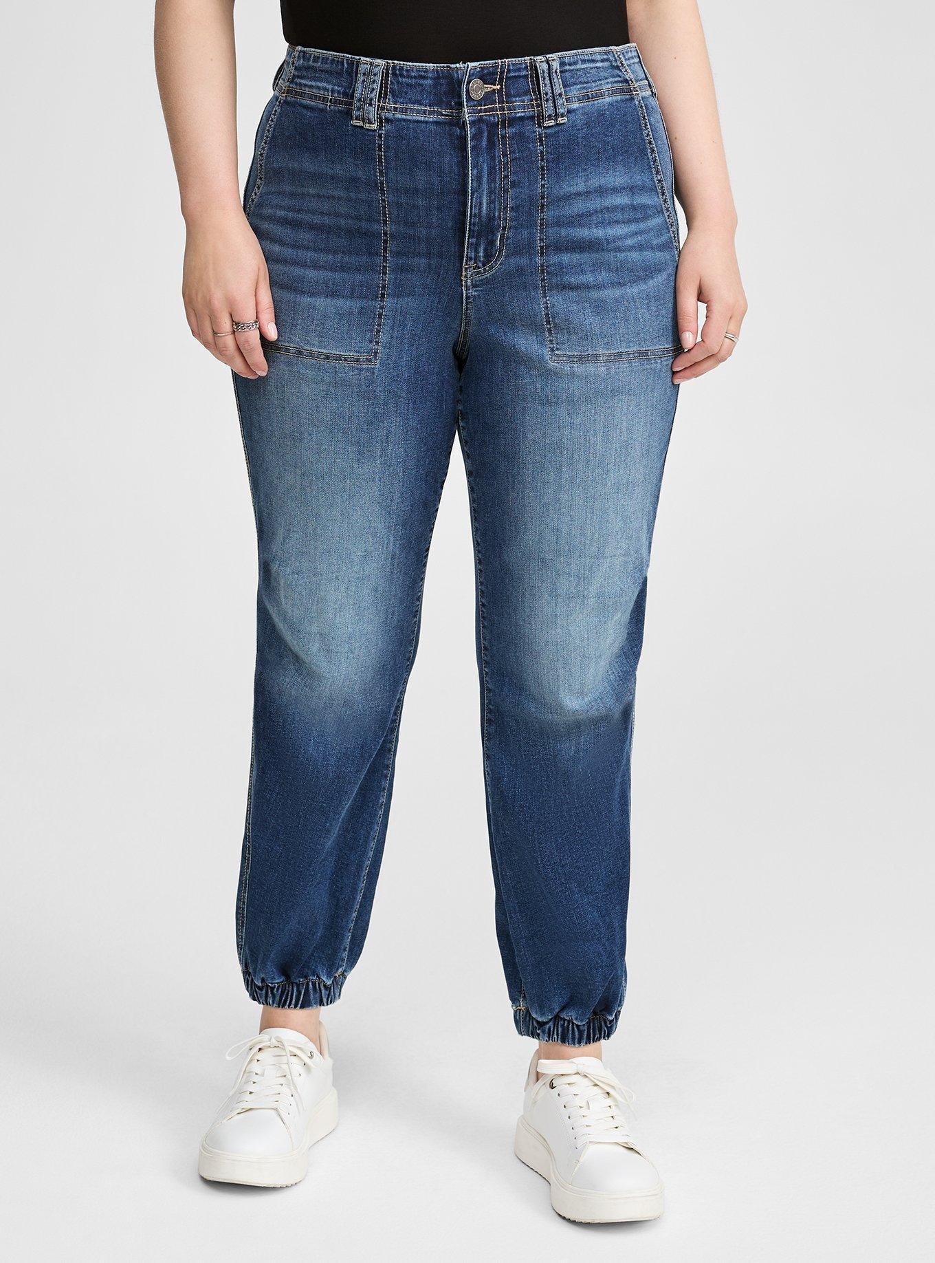 Jogger Super Stretch Mid-Rise Jean