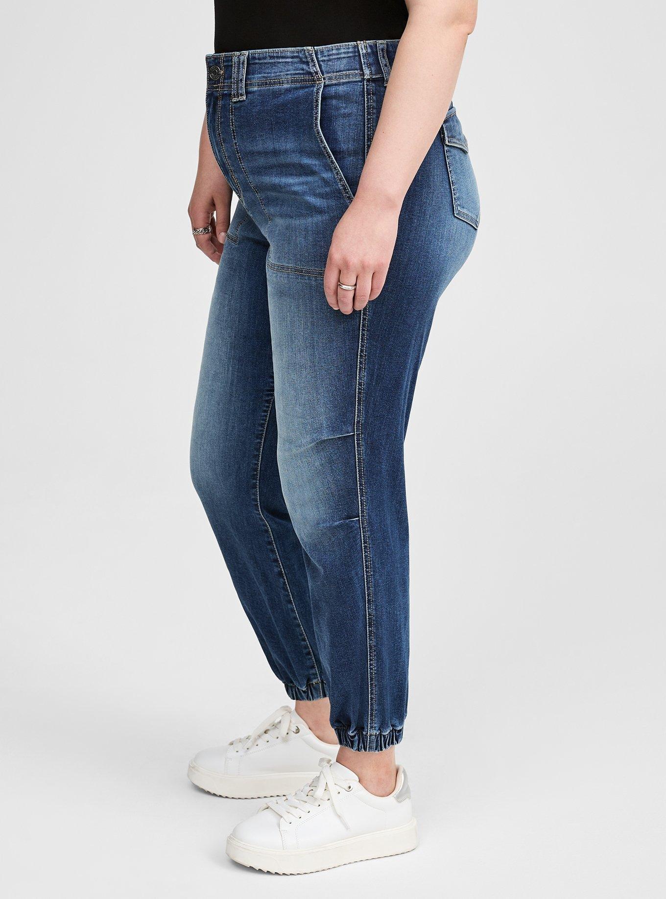 Jogger Super Stretch Mid-Rise Jean