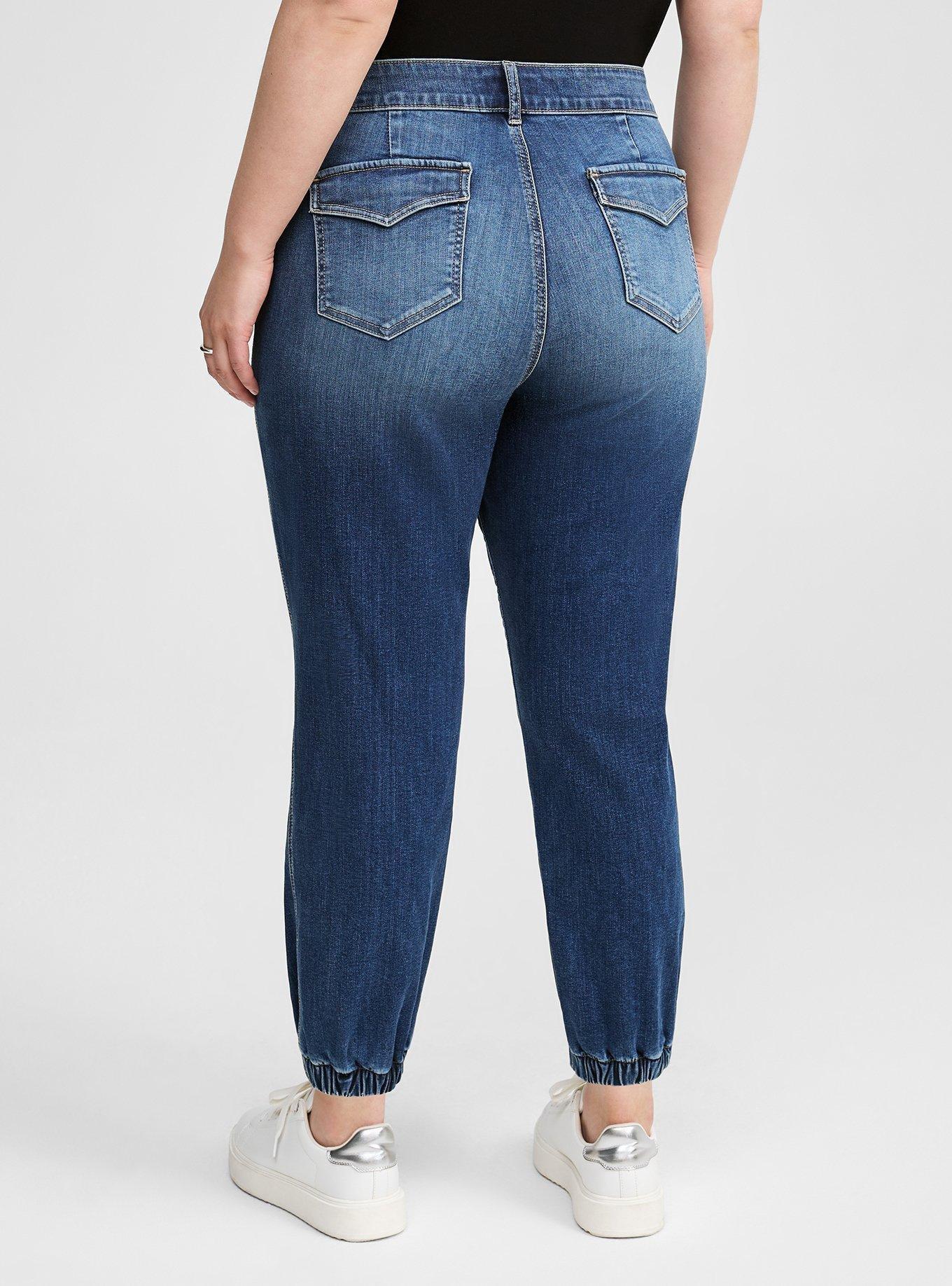 Jogger Super Stretch Mid-Rise Jean