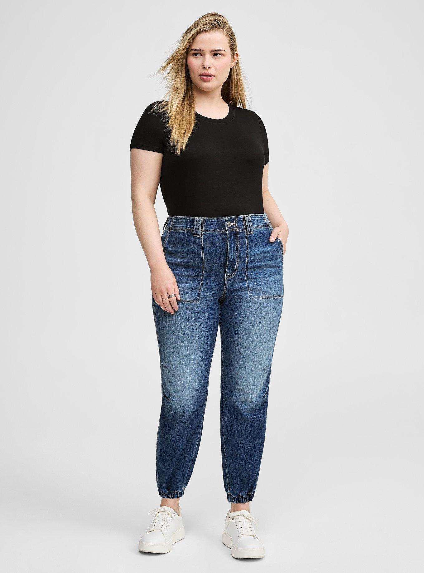 Jogger Super Stretch Mid-Rise Jean