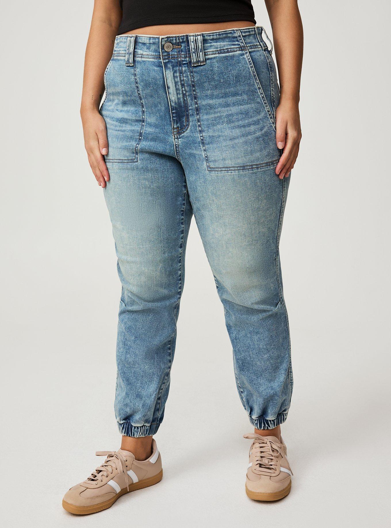 Jogger Super Stretch Mid-Rise Jean