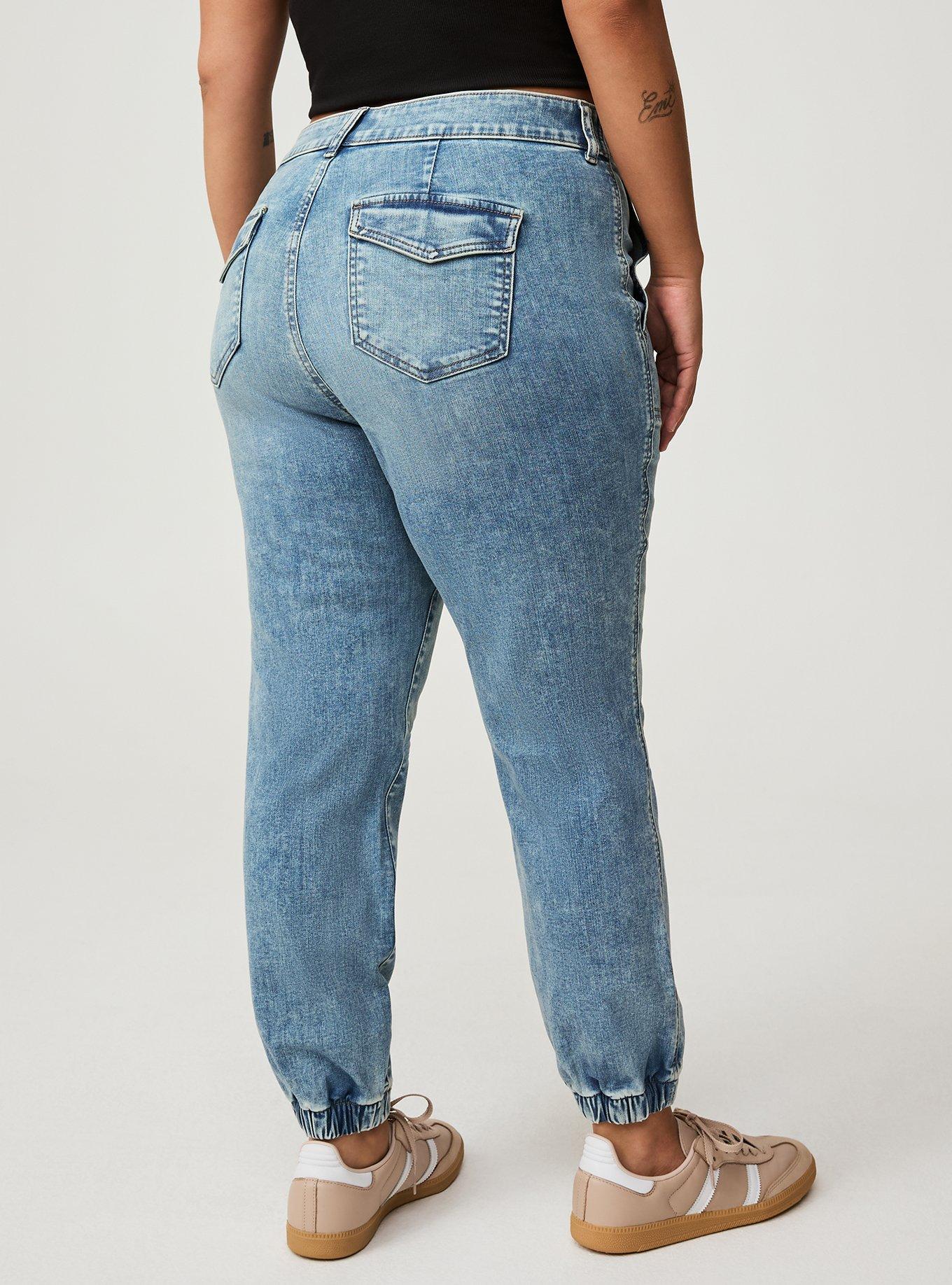 Jogger Super Stretch Mid-Rise Jean
