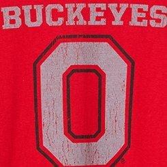 Ohio State Buckeyes Classic Fit Cotton Crew Tee, RED, swatch