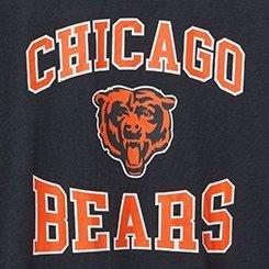 NFL Chicago Bears Classic Fit Cotton Yoke Tee, NAVY, swatch