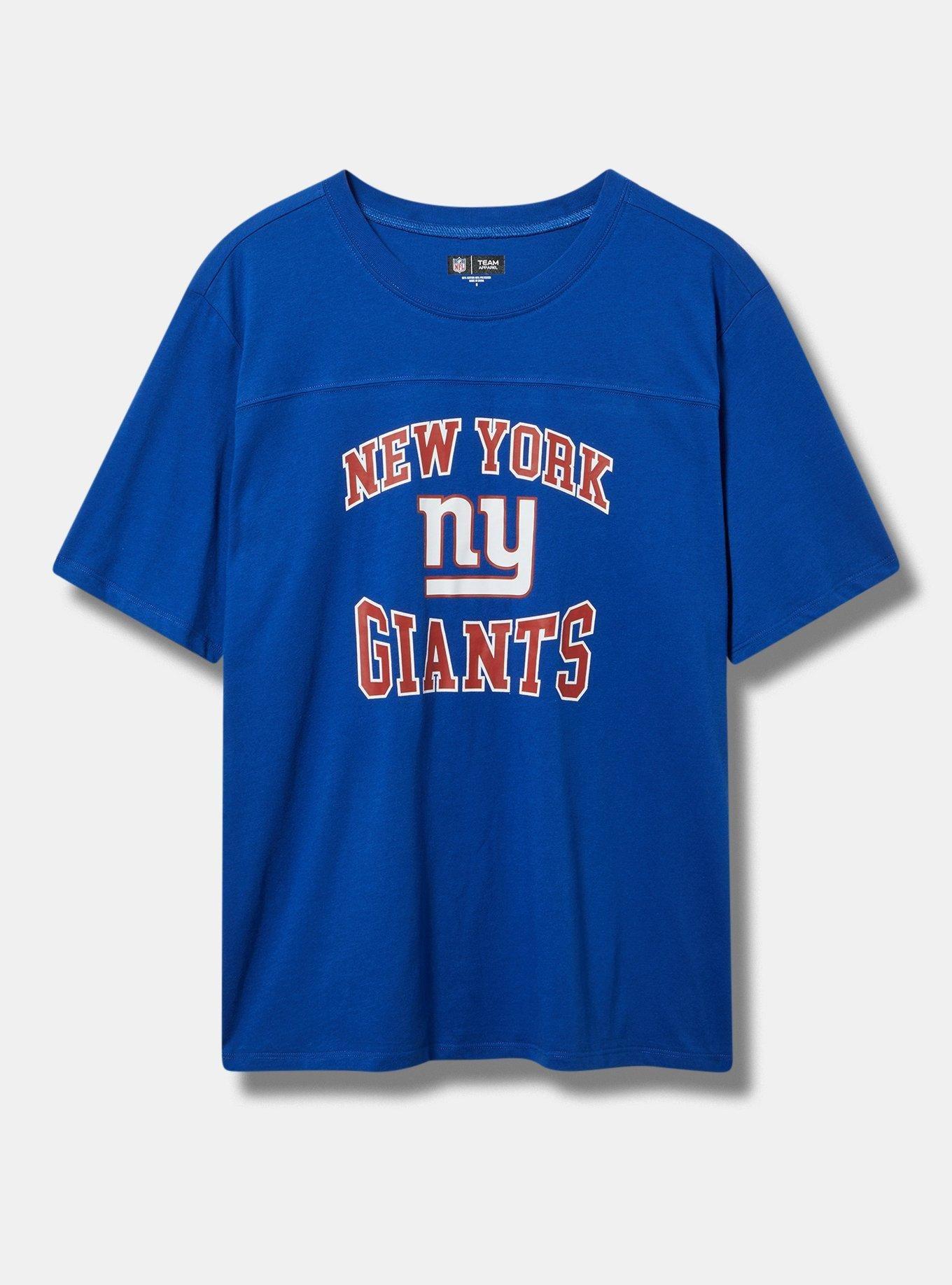 Plus Size NFL New York Giants Classic Fit Cotton Yoke Tee Torrid