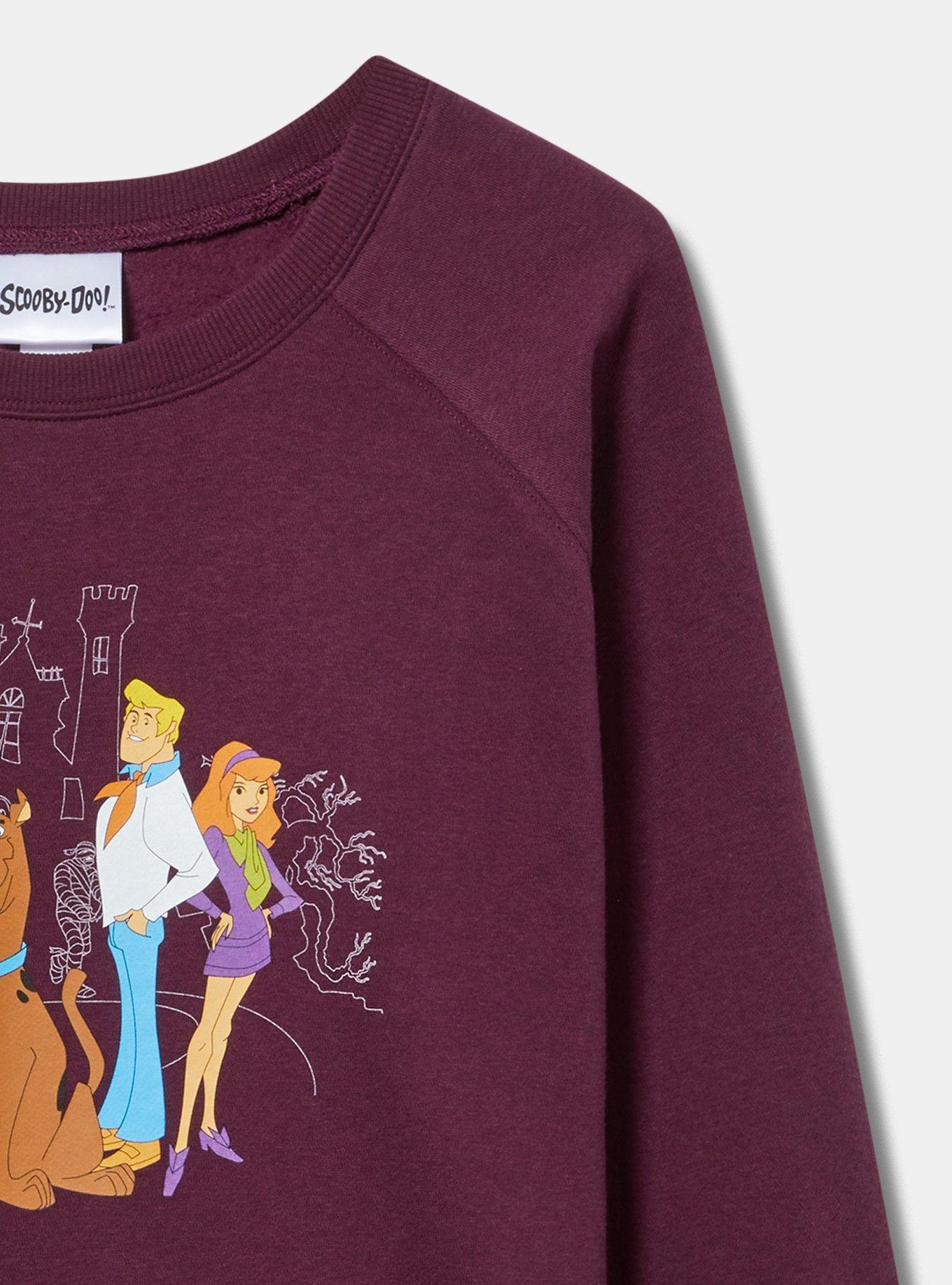 Scooby Doo Classic Fit Cozy Fleece Raglan Sweatshirt