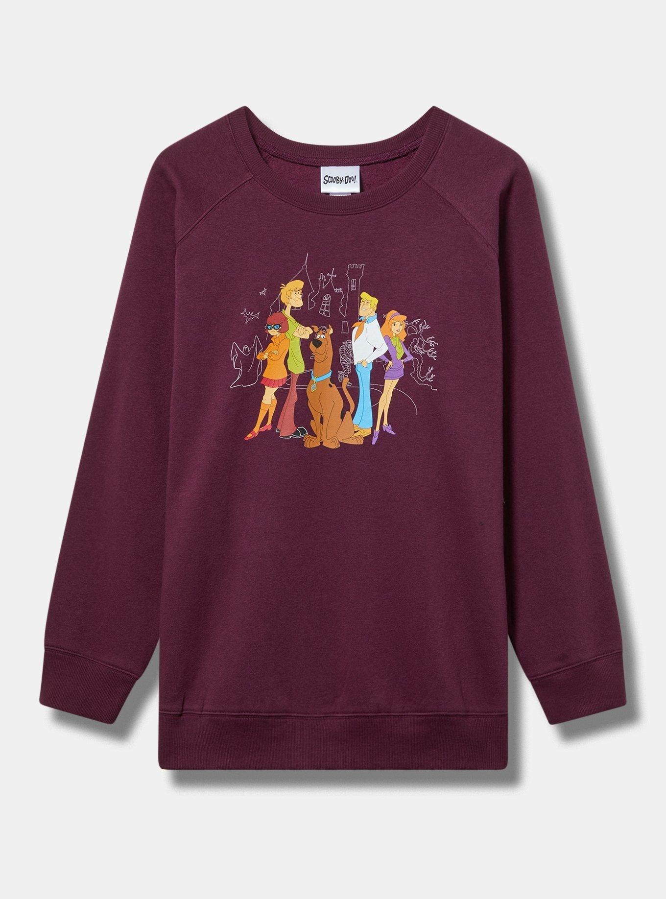 Scooby Doo Classic Fit Cozy Fleece Raglan Sweatshirt