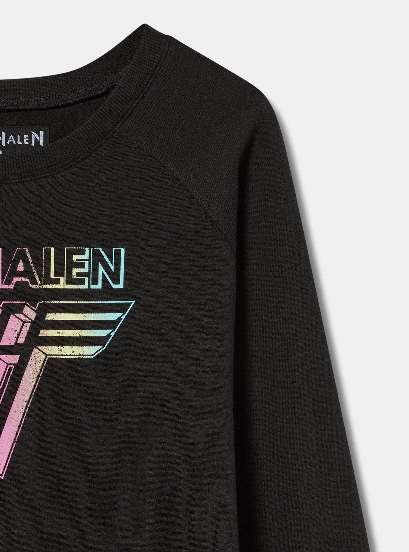 Van Halen Classic Fit Cozy Fleece Raglan Sweatshirt