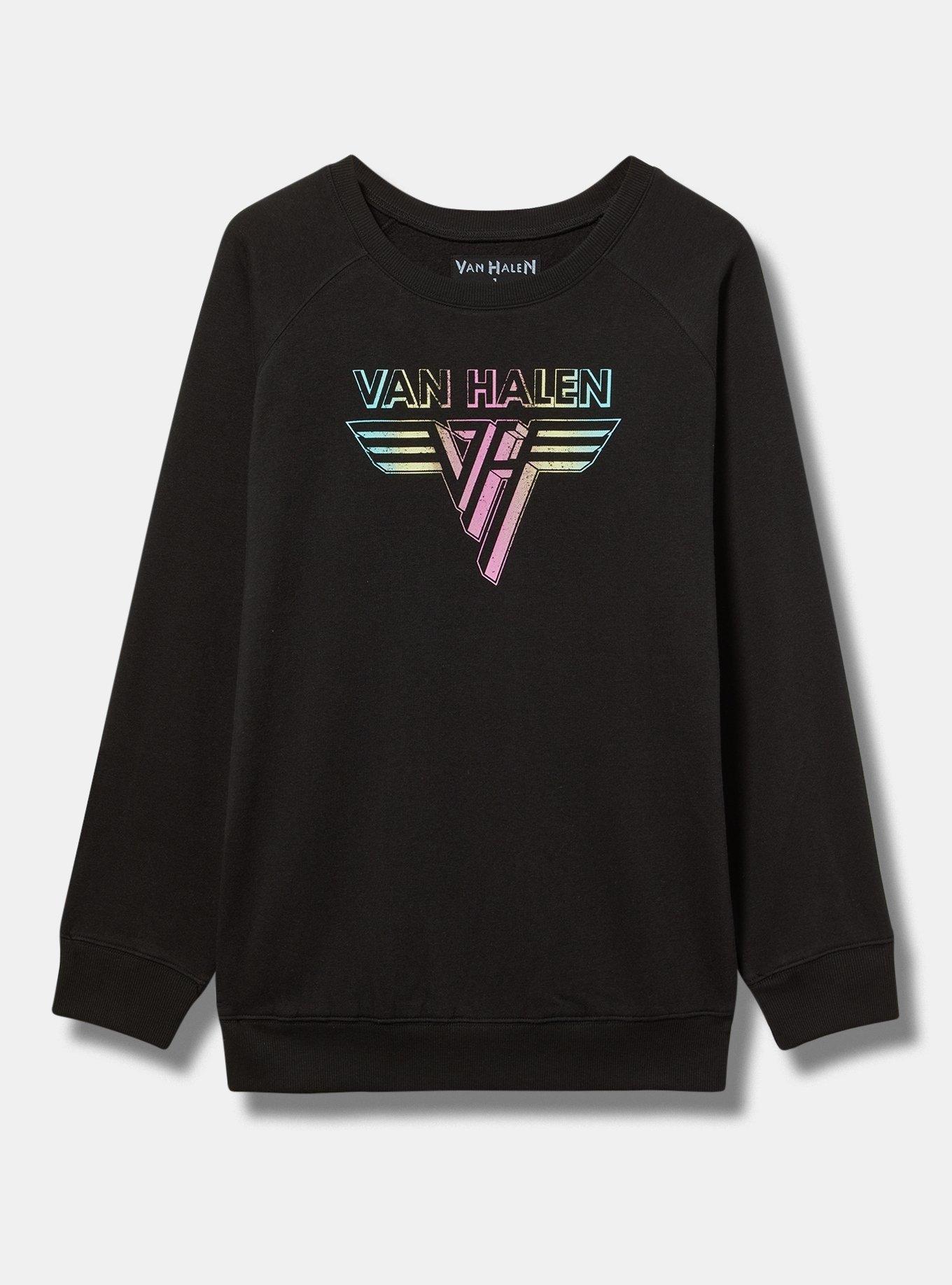 Van Halen Classic Fit Cozy Fleece Raglan Sweatshirt