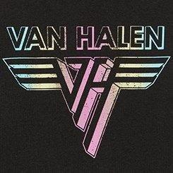 Van Halen Classic Fit Cozy Fleece Raglan Sweatshirt, DEEP BLACK, swatch