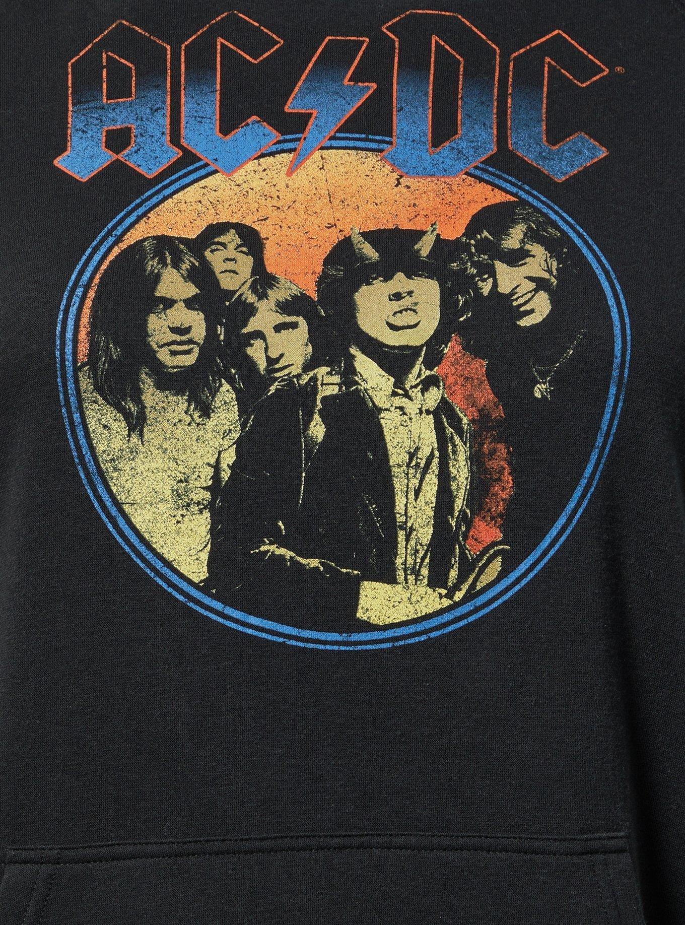 ACDC Classic Fit Cozy Fleece Hoodie, DEEP BLACK, alternate