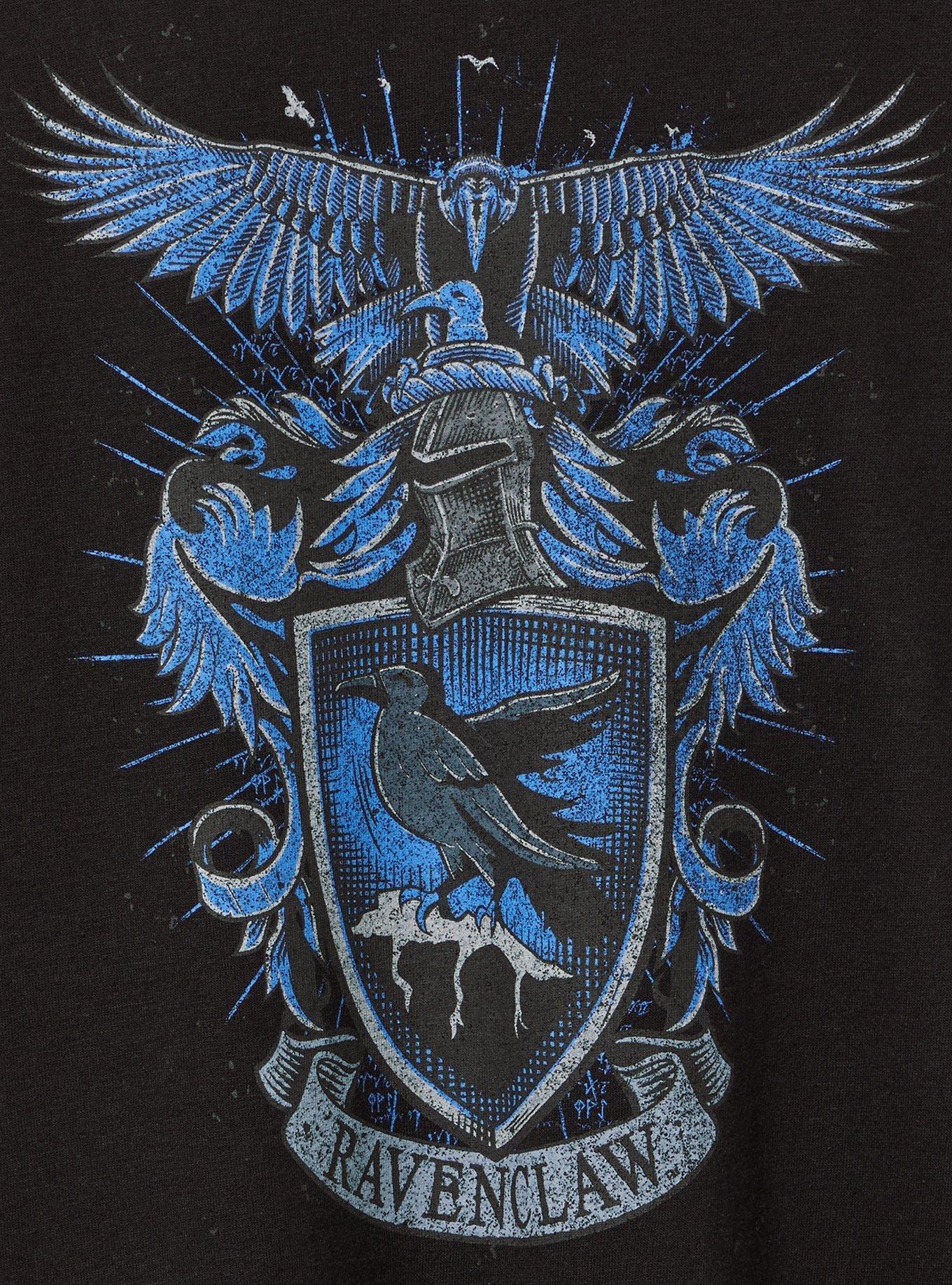 Harry Potter Ravenclaw Classic Fit Ringer Tee, DEEP BLACK, alternate