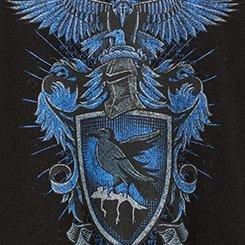 Harry Potter Ravenclaw Classic Fit Ringer Tee, DEEP BLACK, swatch