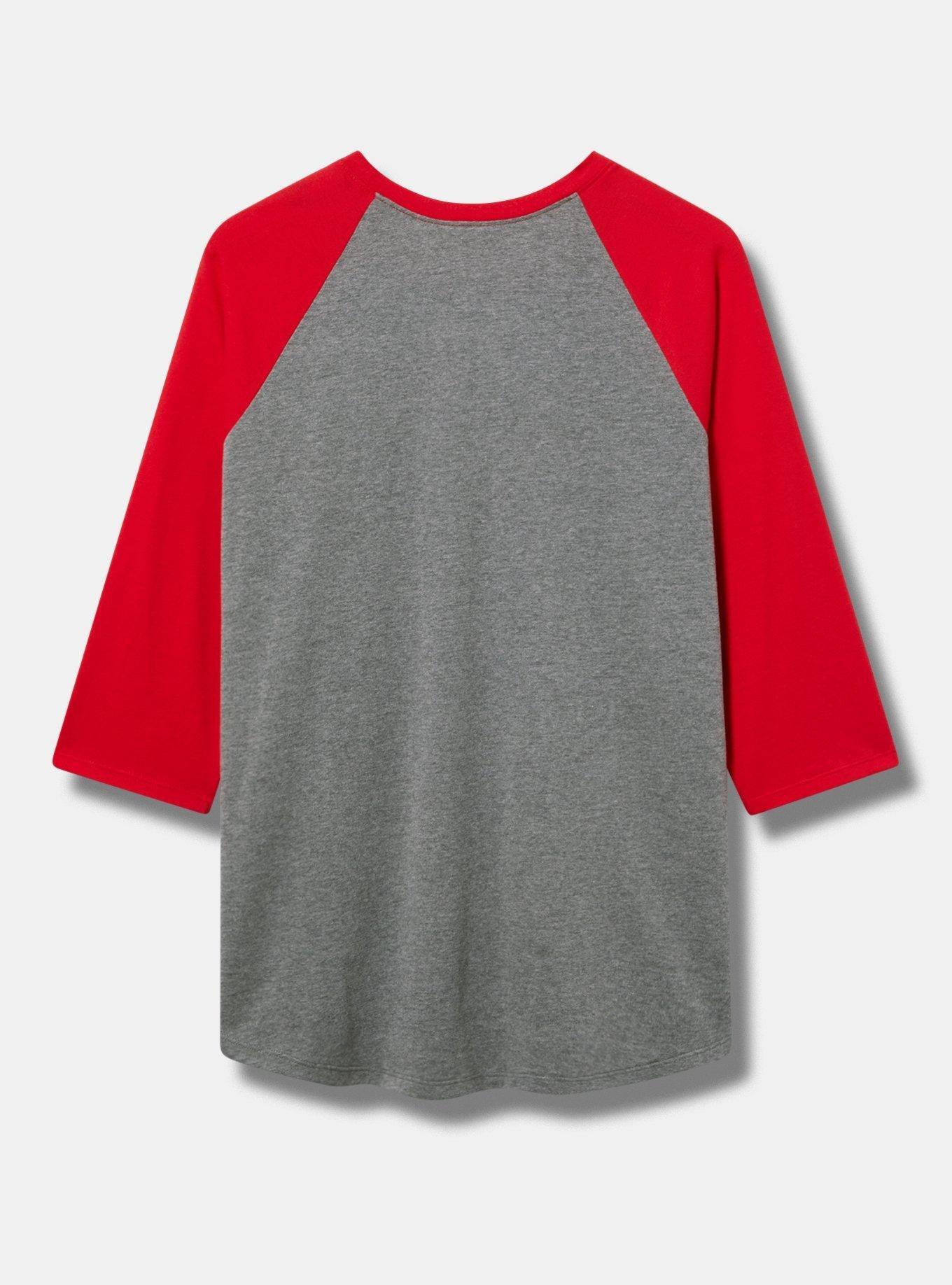 Ohio State Classic Fit Raglan Tee, HEATHER GREY, alternate