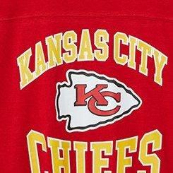 NFL Kansas City Chiefs Classic Fit Cotton Yoke Tee, RED, swatch