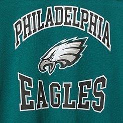 NFL Philadelphia Eagles Classic Fit Cotton Yoke Tee, TEAL, swatch