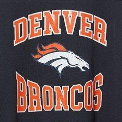 NFL Denver Broncos Classic Fit Cotton Yoke Tee, NAVY, swatch