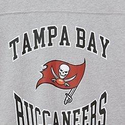 NFL Tampa Bay Buccaneers Classic Fit Cotton Yoke Tee, HEATHER GREY, swatch