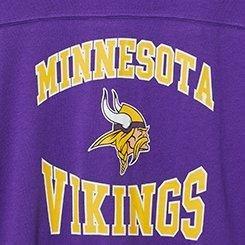 NFL Minnesota Vikings Classic Fit Cotton Yoke Tee, PURPLE, swatch