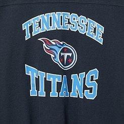 NFL Tennessee Titans Classic Fit Cotton Yoke Tee, NAVY, swatch