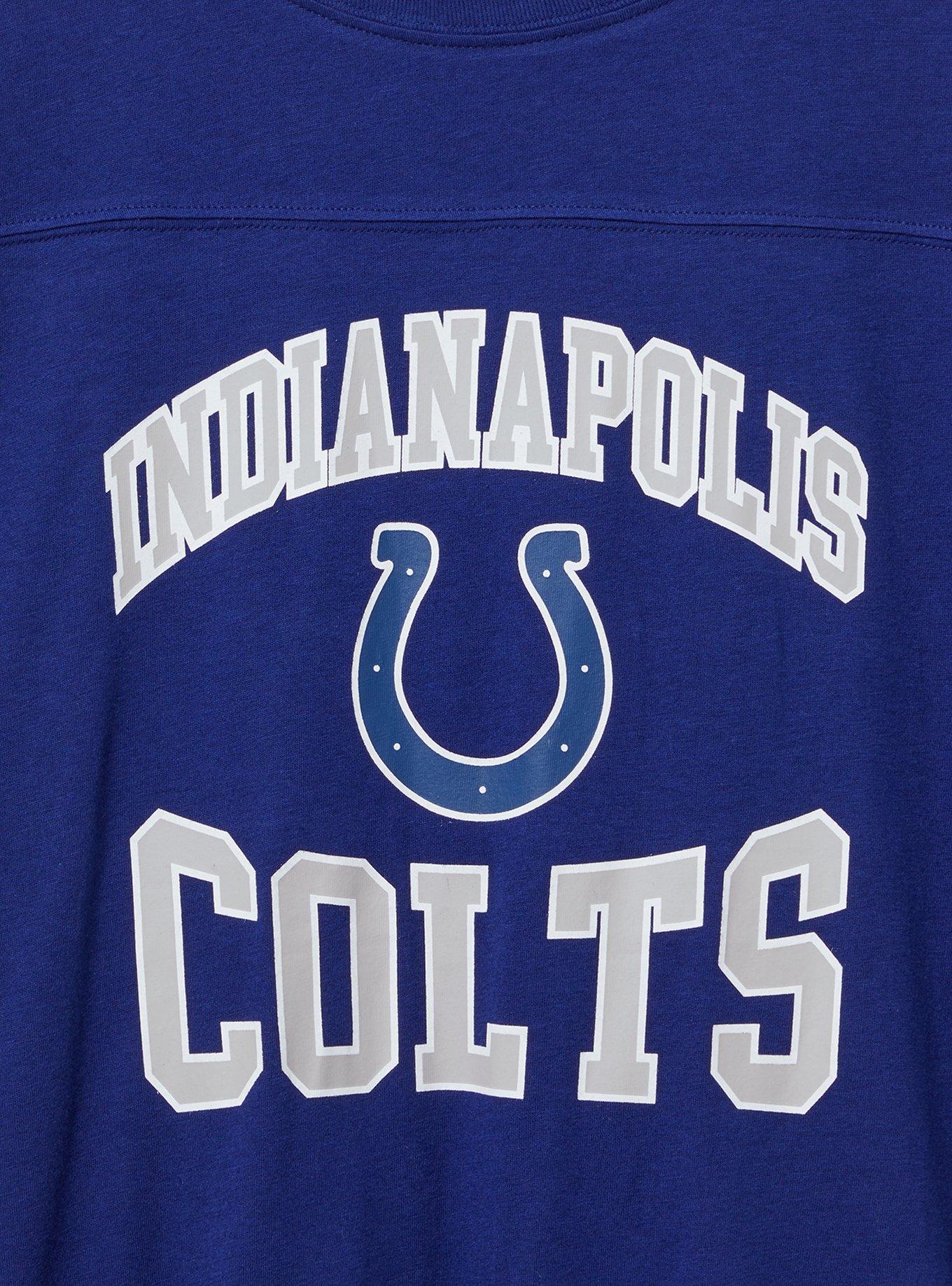 NFL Indianapolis Colts Classic Fit Cotton Yoke Tee, BLUE, alternate