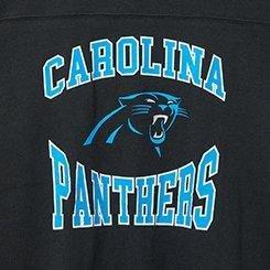 NFL Carolina Panthers Classic Fit Cotton Yoke Tee, DEEP BLACK, swatch