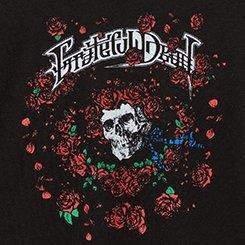 Grateful Dead Classic Fit Cotton Crew Tee, DEEP BLACK, swatch