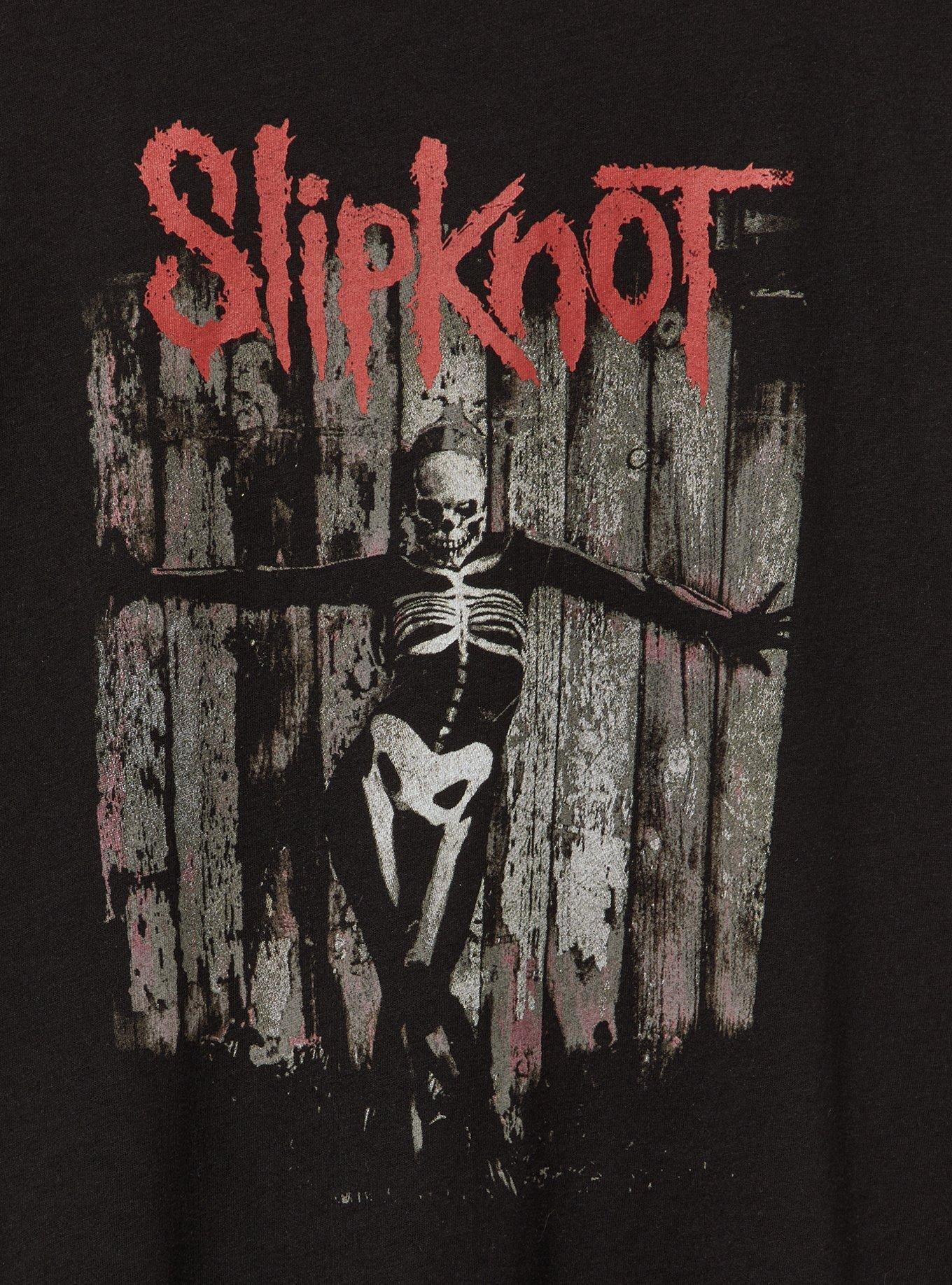 Slipknot Classic Fit Cotton Crew Tee, DEEP BLACK, swatch