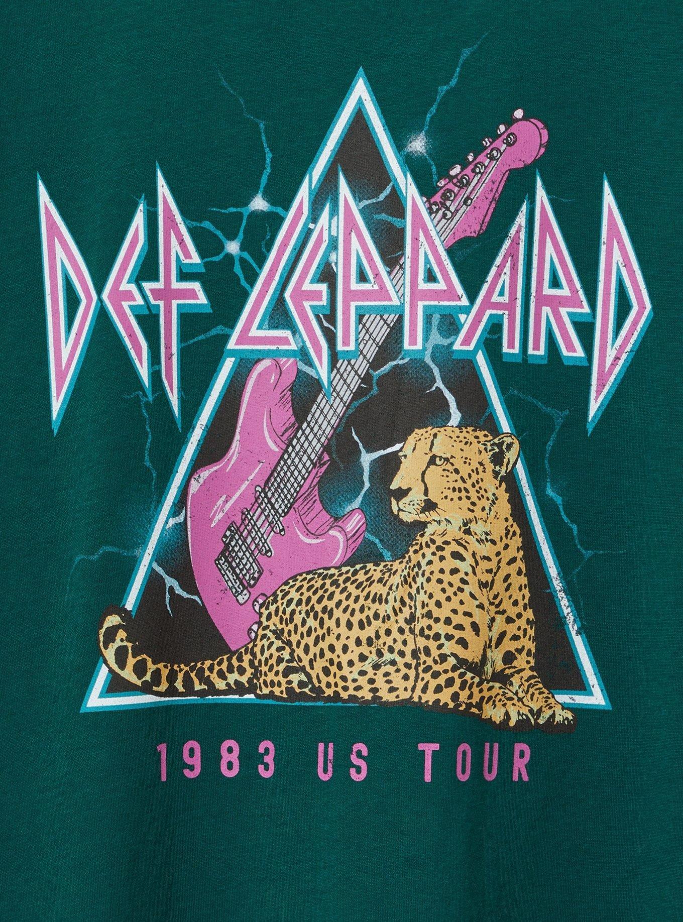 Def Leppard Classic Fit Cotton Ringer Tee