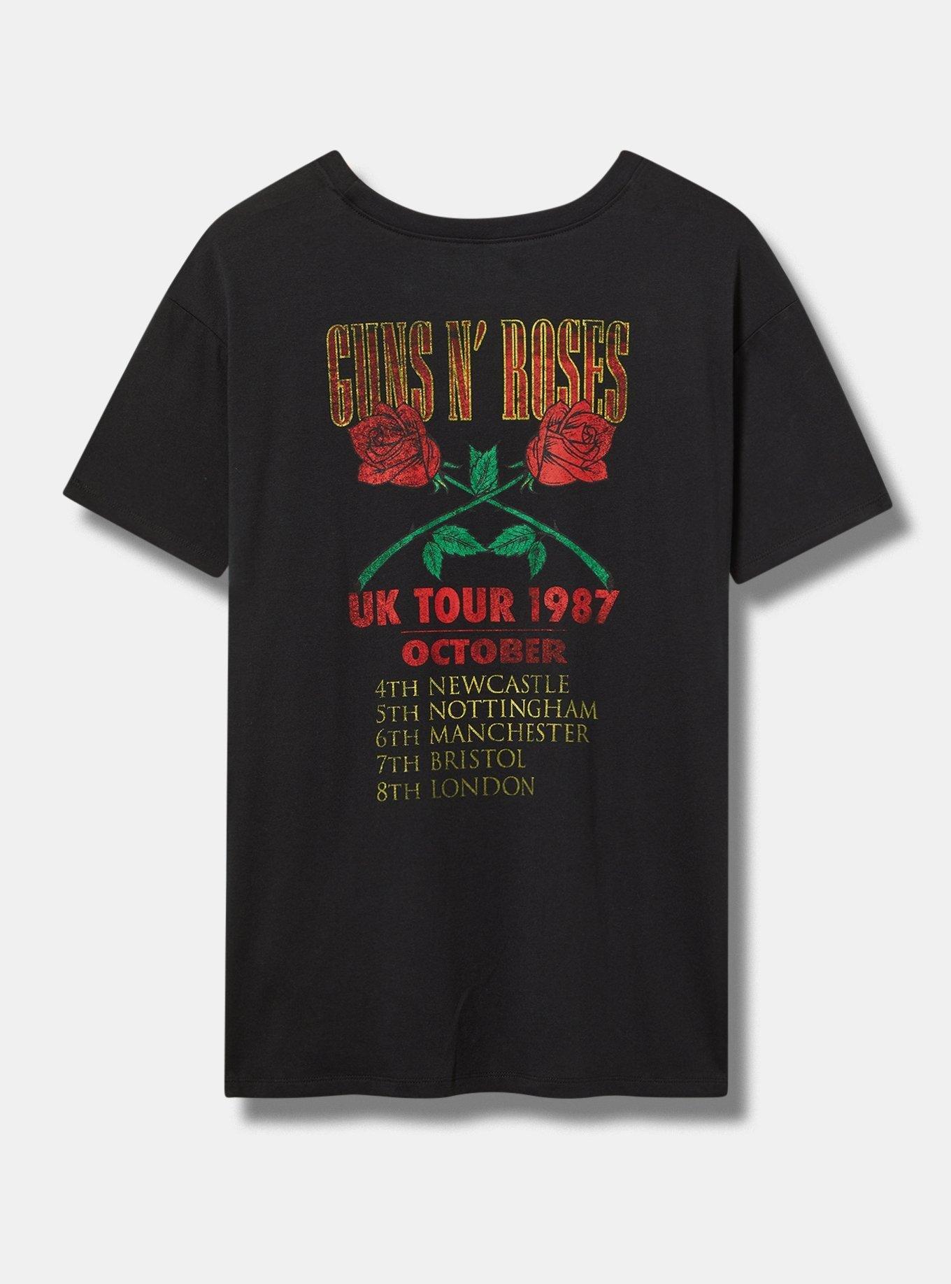 Guns n Roses Relaxed Fit Cotton Crew Tee