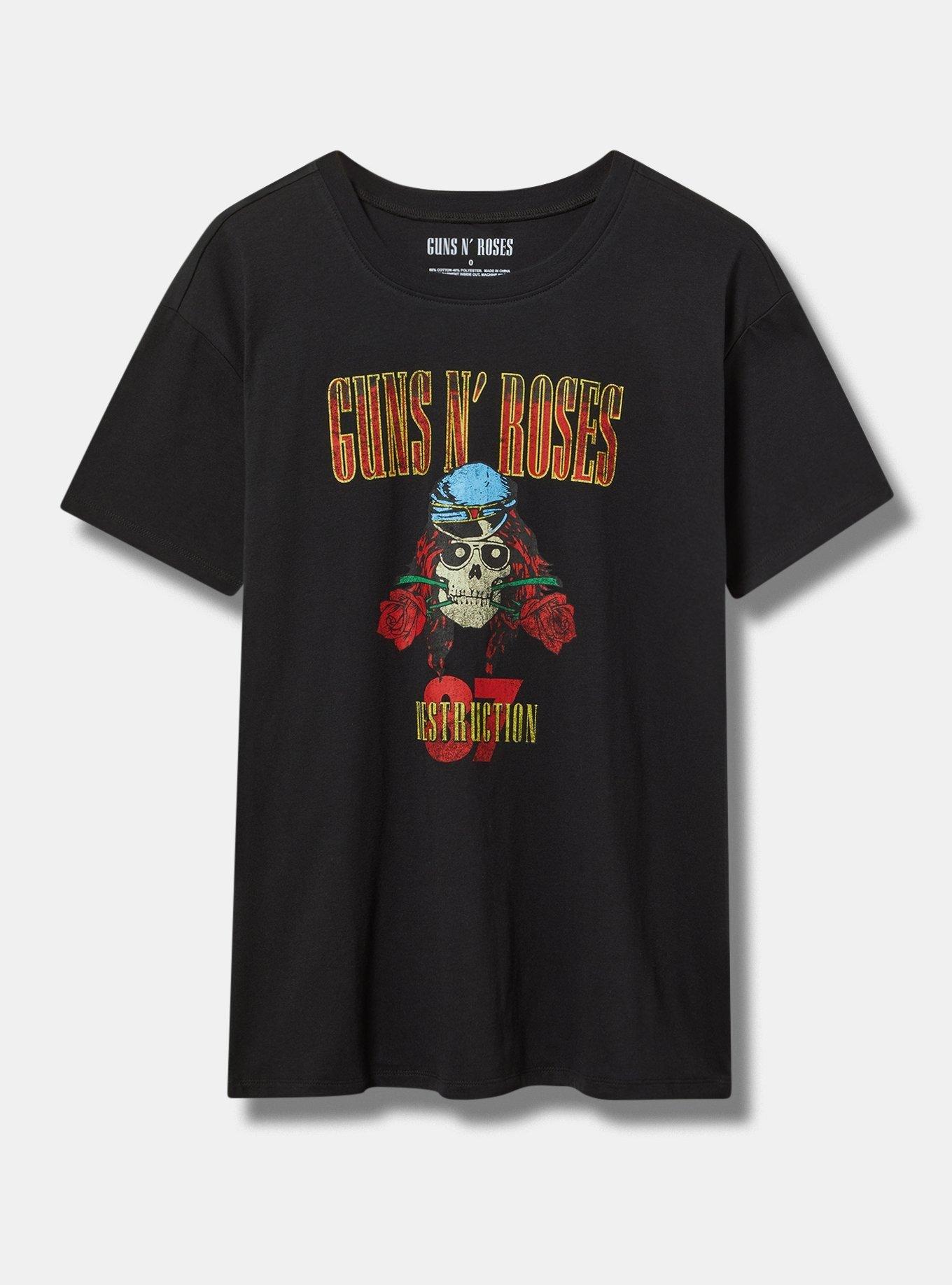 Guns n Roses Relaxed Fit Cotton Crew Tee