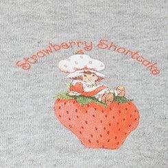 Plus Size Strawberry Shortcake Classic Fit Cozy Fleece Hoodie, HEATHER GREY, swatch